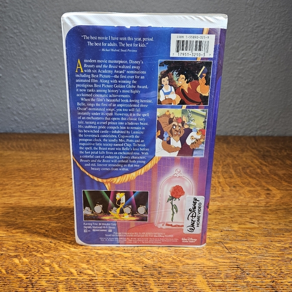 Disney Beauty and the Beast VHS Black Diamond Classic - Picture 5 of 10